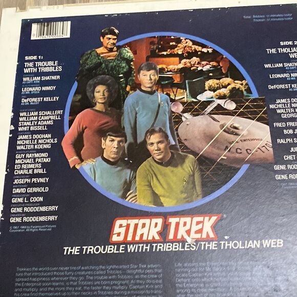Star Trek Trouble With Tribbles & The Tholian Web Videodisc CED Untested Vintage - Picture 4 of 5